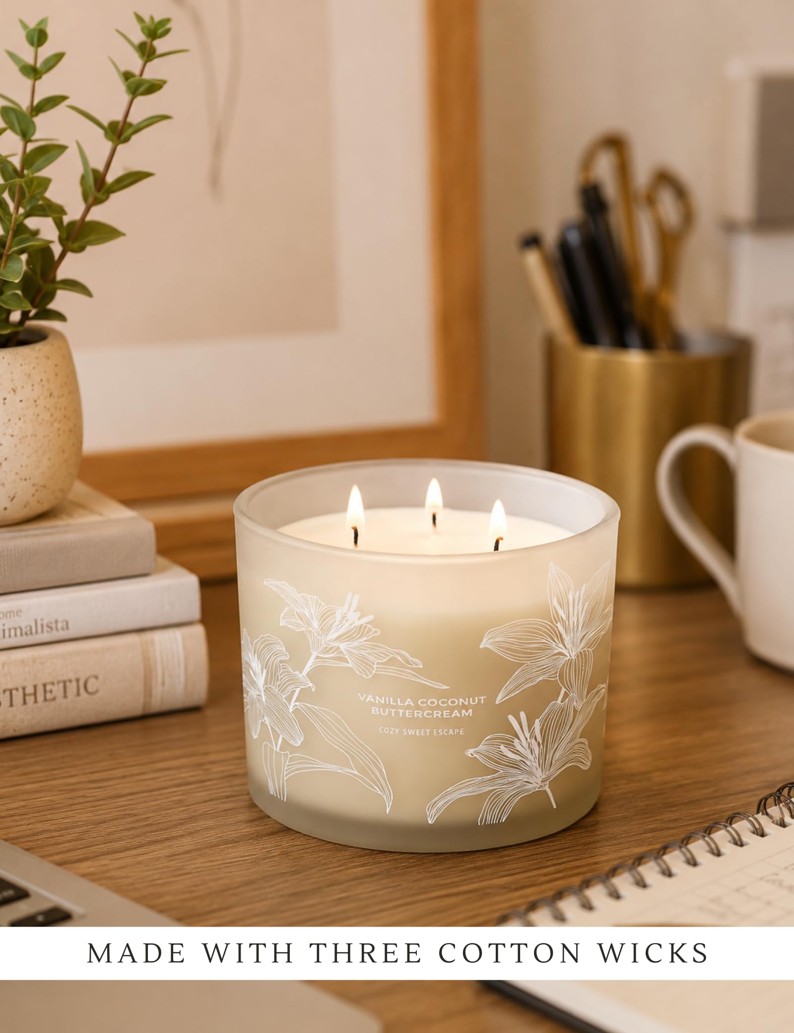 GIFTAWAY vela en composición decorativa para inspirar espacios