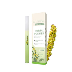GIGAHEAL difusor Mullein vista frontal muestra embalaje portátil y composición natural