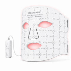 GIHWRRI mascarilla frontal mostrando LEDs y ajuste cómodo