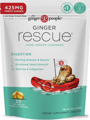 The Ginger People detalle de textura de la pastilla que facilita su disolución