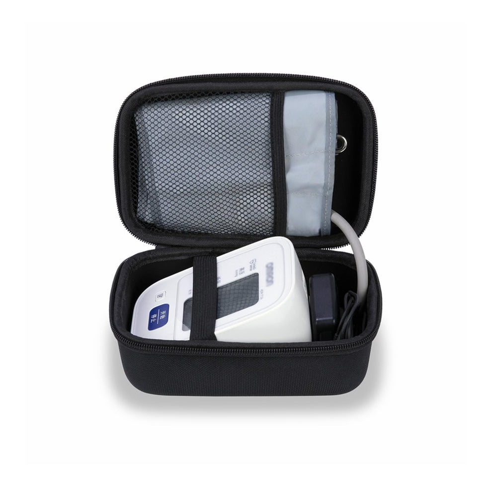 Ginsco funda rígida frontal mostrando protección y diseño práctico