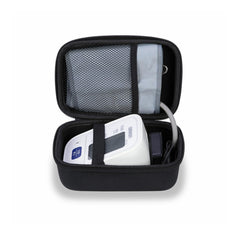 Ginsco funda rígida frontal mostrando protección y diseño práctico