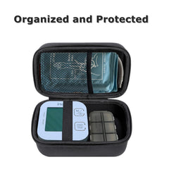Ginsco funda junto a una mochila mostrando tamaño compacto y portabilidad