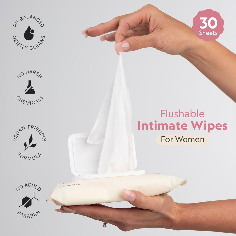 GIRLWIPES comparación de tamaño para entender escala y portabilidad