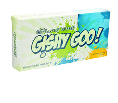 Gishy Goo textura de silicona cerca que ilustra suavidad protectora