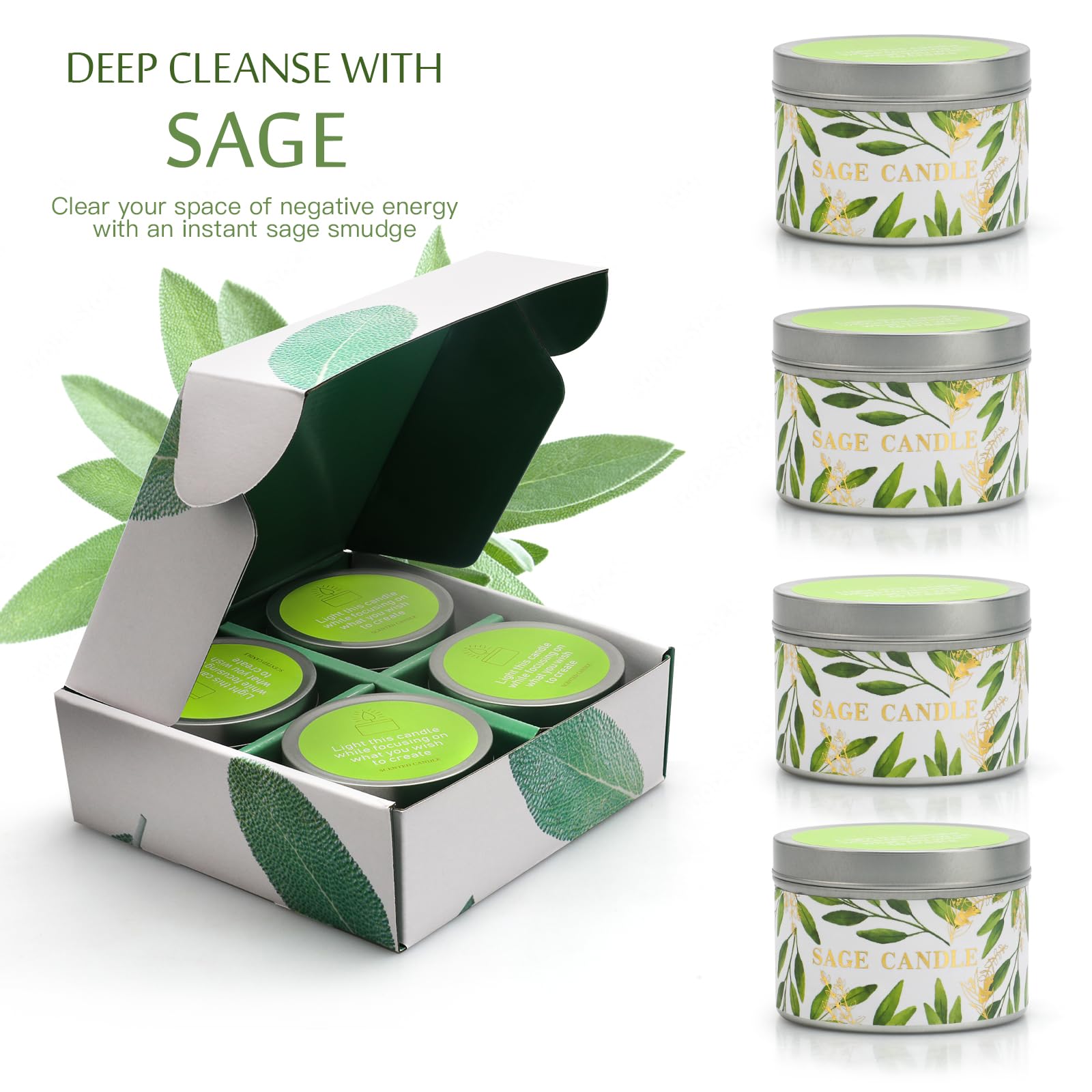 Gisly set de velas sobre mesa de centro aporta ambiente relajante