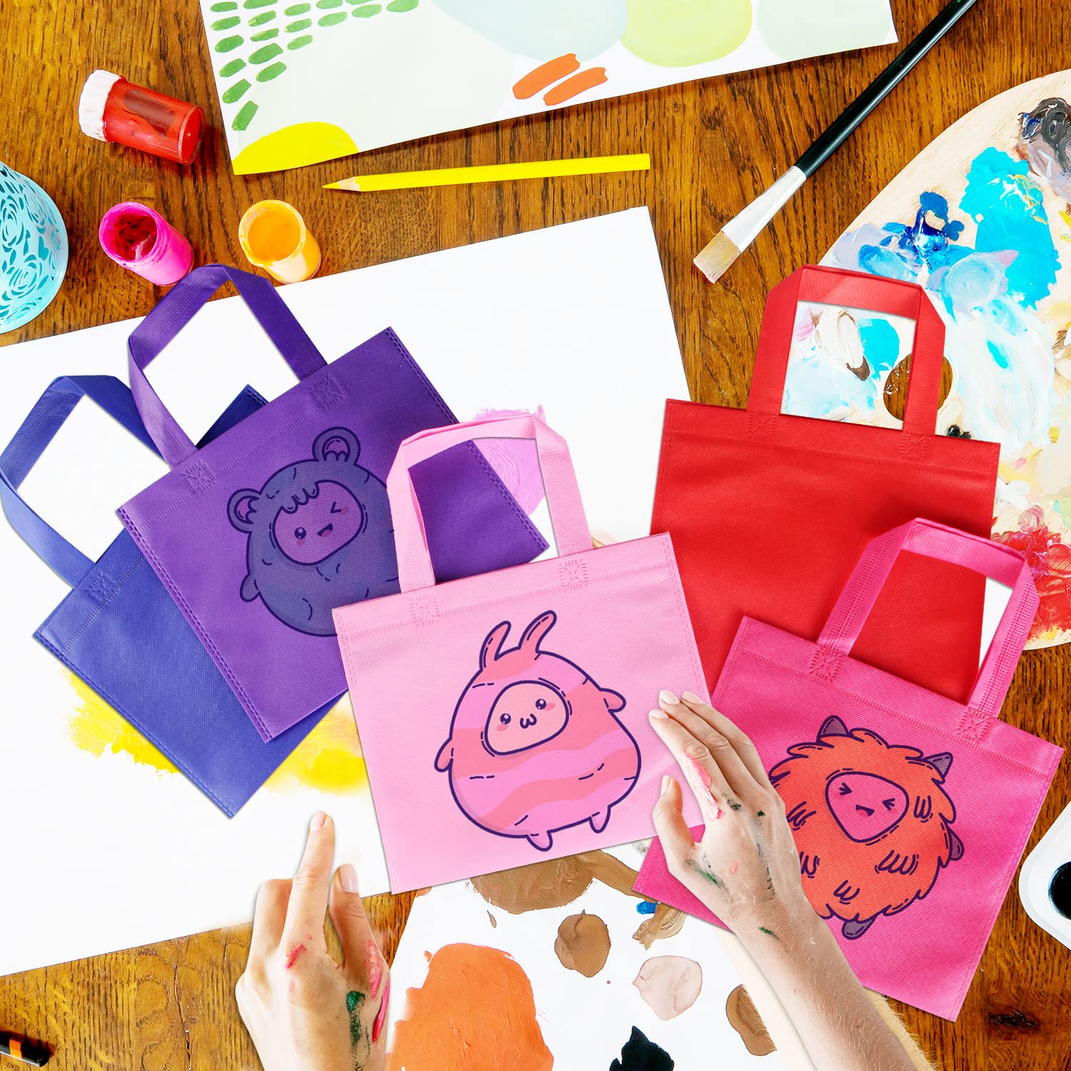 GITMIWS bolsas en mesa de fiesta, solución organizada para detalles