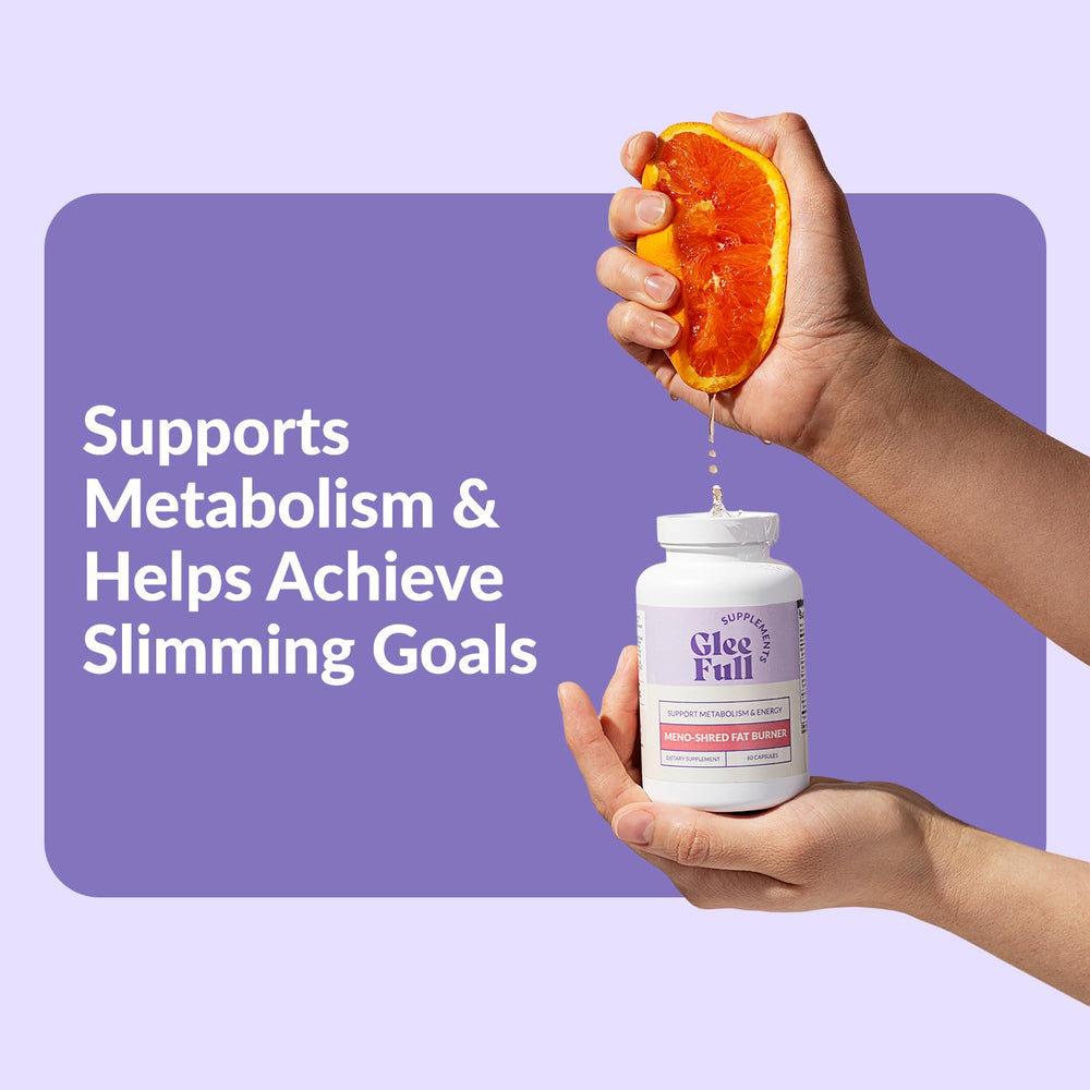 Detalle de la cápsula de GLEEFULL SUPPS Meno Shred para ver textura y calidad percibida