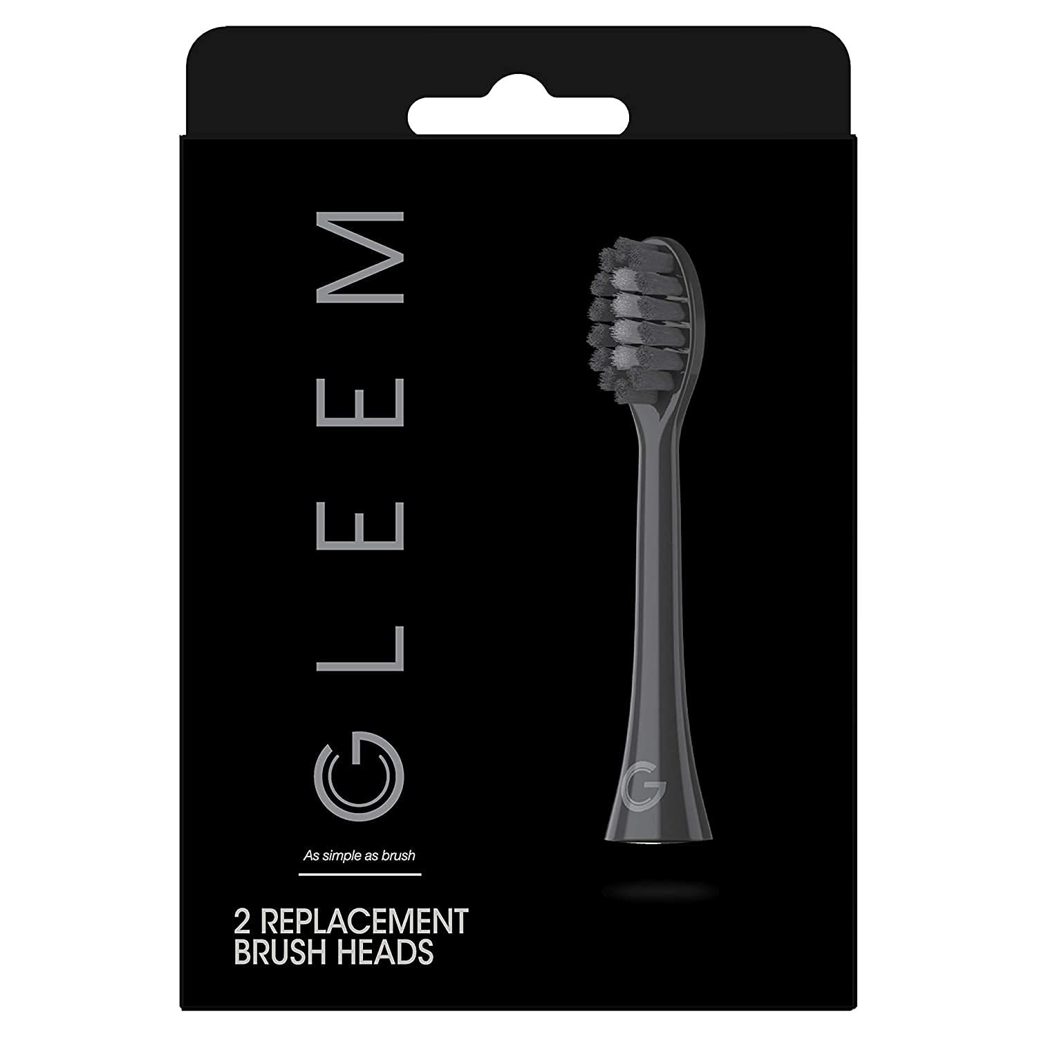 GLEEM cabezal en uso sobre dientes, mejora la experiencia de cepillado