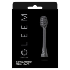 GLEEM cabezal en uso sobre dientes, mejora la experiencia de cepillado