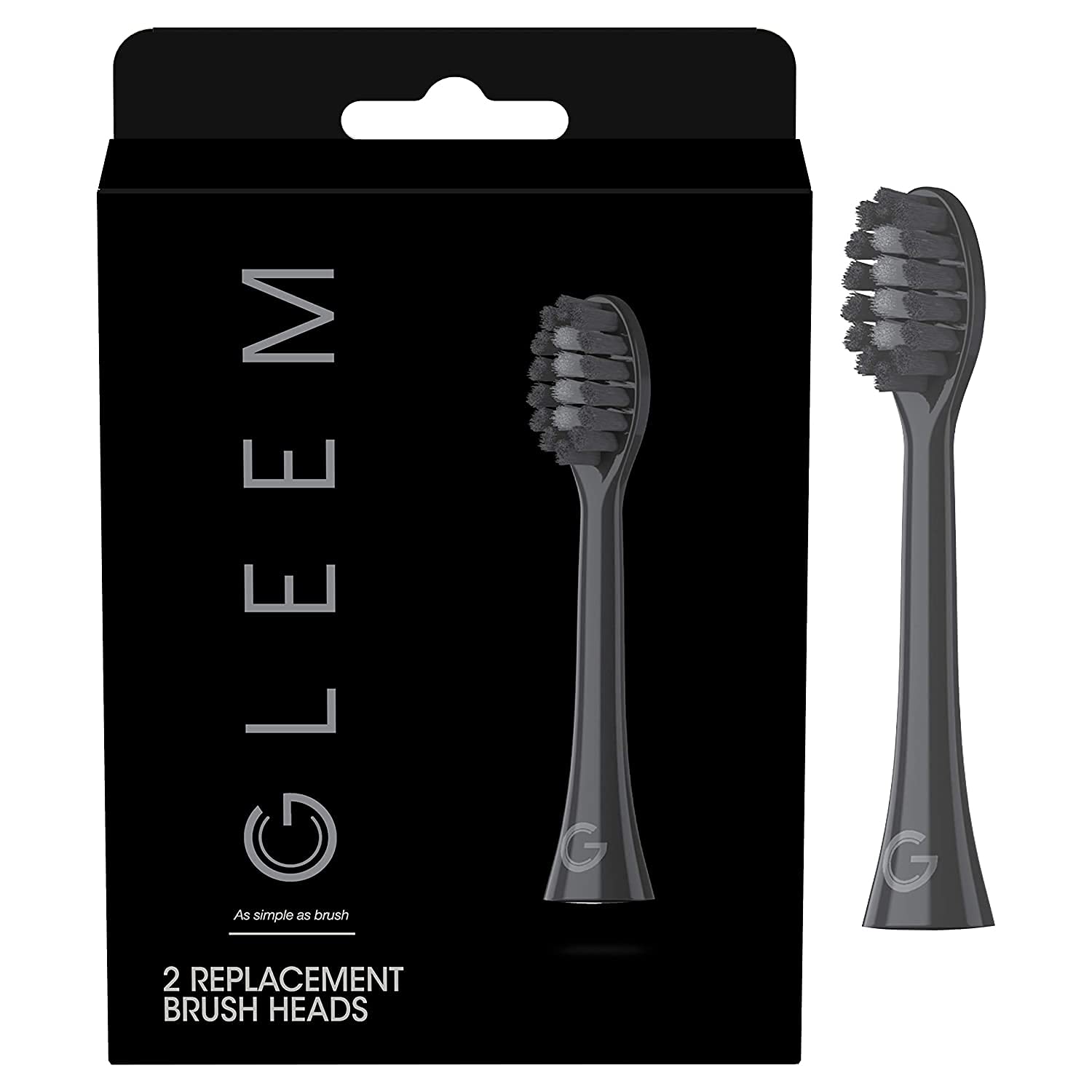 GLEEM frente del pack negro, aspecto profesional y fácil almacenamiento