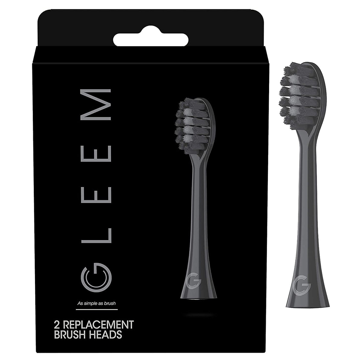 GLEEM frente del pack negro, aspecto profesional y fácil almacenamiento