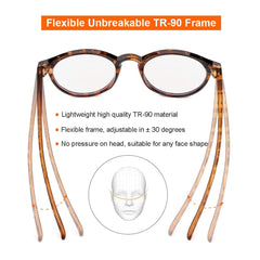 Gleyemor gafas en mano para comparar tamaño y ligereza 17g