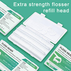 GLI-Smile entorno baño con cabezal y flosser listo para rutina diaria de higiene