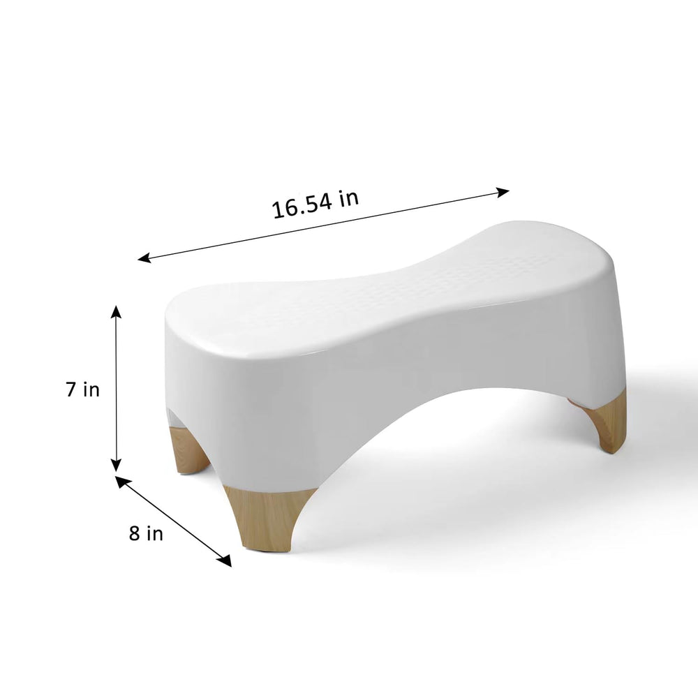 GLIGAM taburete integrado en baño minimalista mejora comodidad