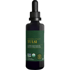 Global Healing Center frasco frontal de Tulsi con envase portátil y confianza