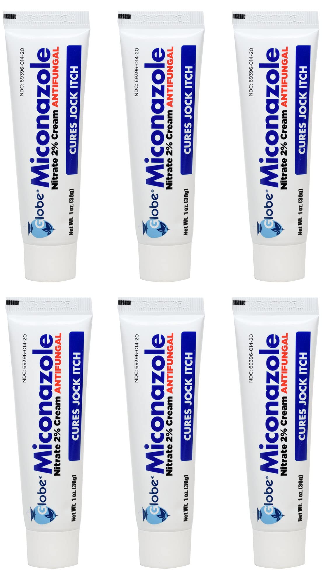 Globe crema antifúngica frente del envase mostrando el tamaño y uso