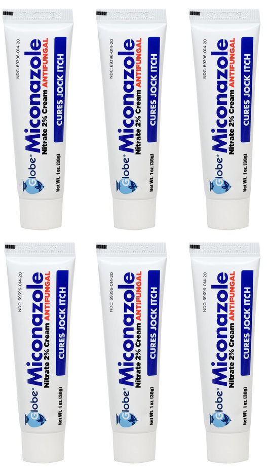 Globe crema antifúngica frente del envase mostrando el tamaño y uso