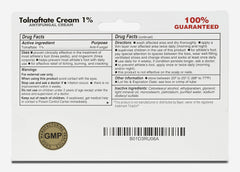 Globe Pharmacy primer plano de la textura de la crema mostrando fácil extensión