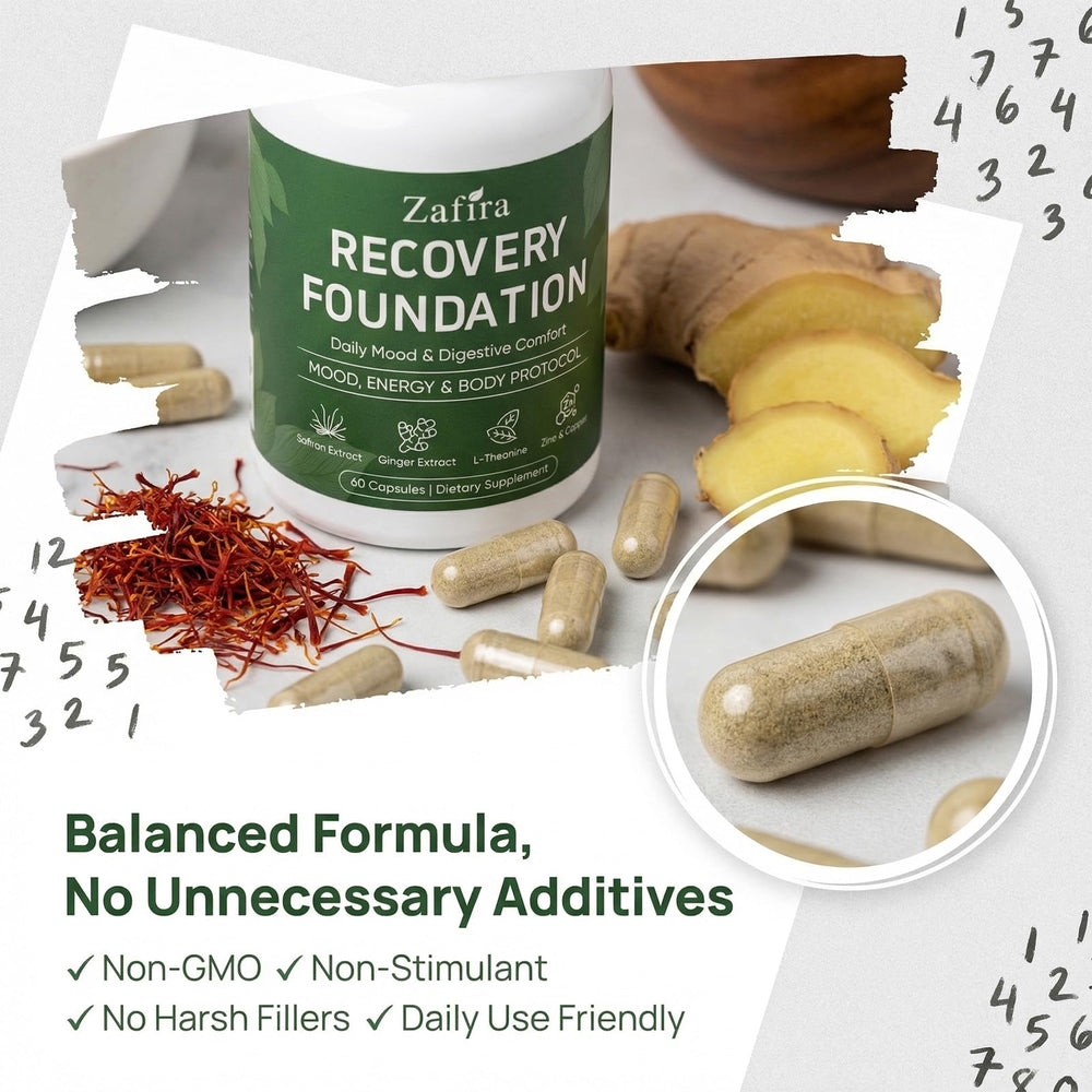 GLORAMD Zafira cápsulas detalle de textura y color para dosificación segura