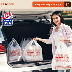 Glotoch Express bolsas en uso en cafetería agilizando entregas y servicio