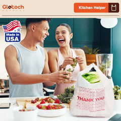 Glotoch Express etiqueta "Made in USA" destacando control de calidad local