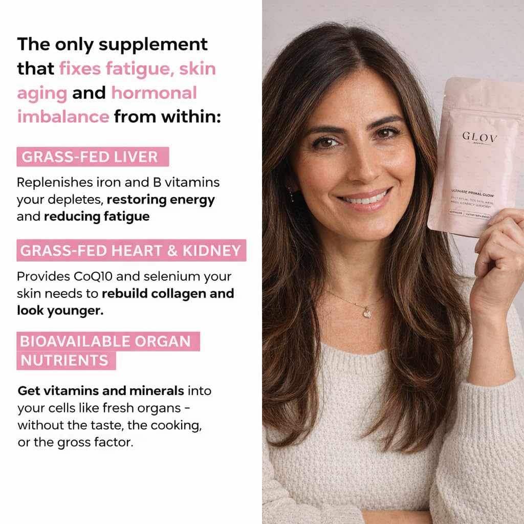 Glov Beauty primer plano de cápsula para apreciar textura y conservación de nutrientes