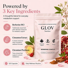Glov Organic detalle de cápsula vegetal resaltando textura y fácil ingestión