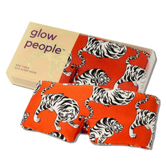 Glow People antifaz frontal mostrando bloqueo total y acabado suave