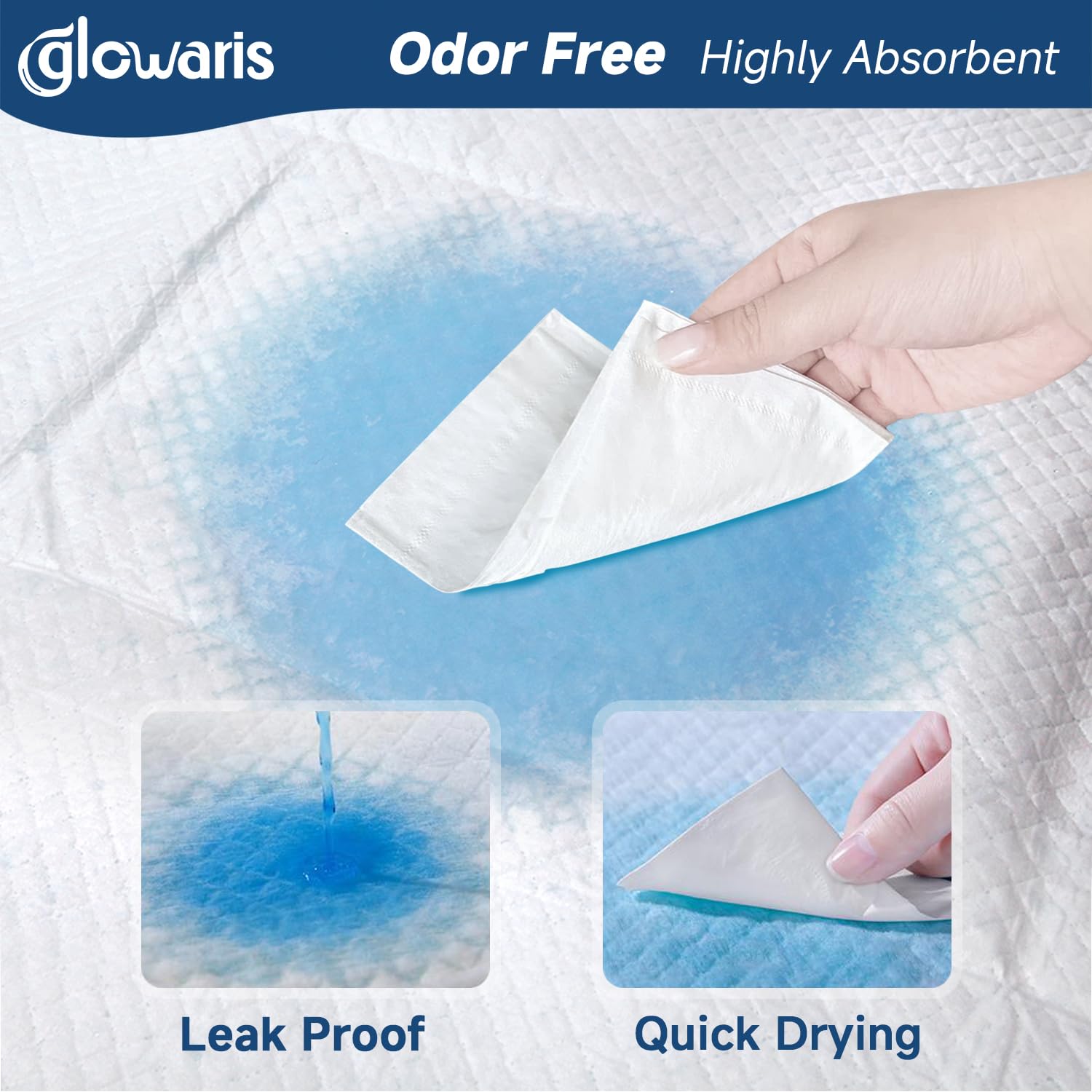GLOWARIS respaldo impermeable que evita filtraciones y protege superficies