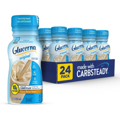 Glucerna frasco frontal mostrando etiqueta y beneficio de control glucémico