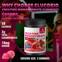 GlucoBio gomitas con frambuesas, sabor natural sin azúcar