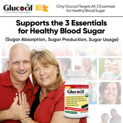Glucocil cápsulas primer plano, detalle para identificar apariencia y pureza