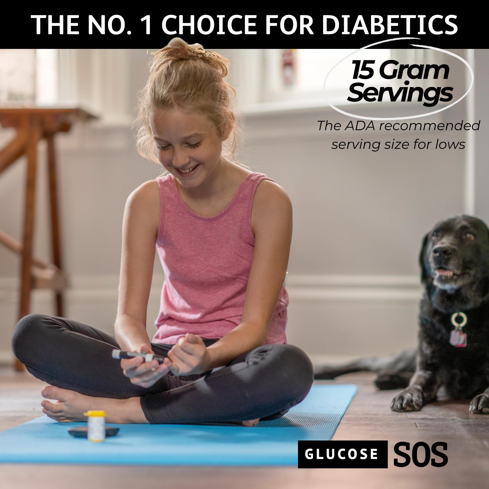Glucose SOS etiqueta lote en sachet, información de fabricación clara