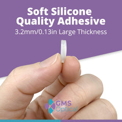 GMS Optical almohadillas en puente nasal evitando deslizamiento