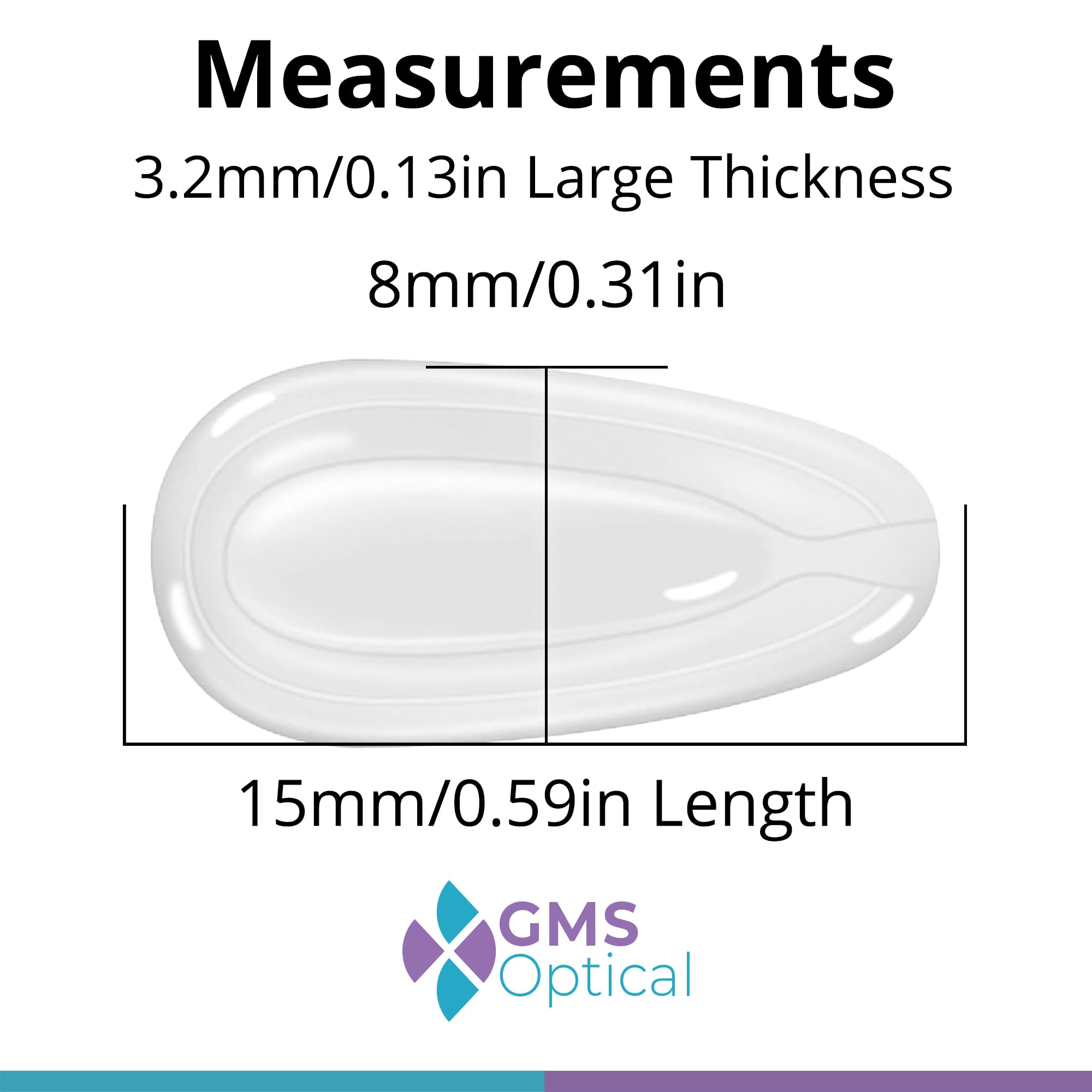 GMS Optical detalle del adhesivo 3M asegurando fijación duradera