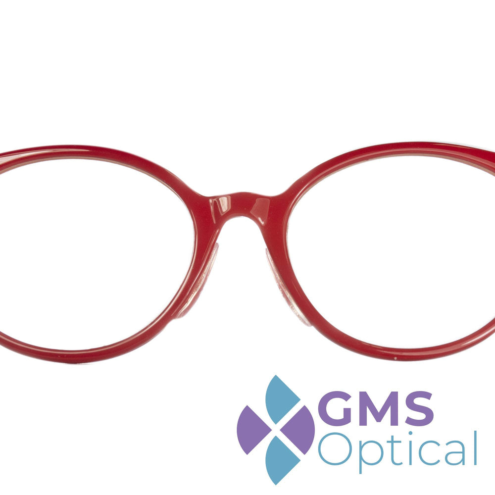 GMS Optical detalle del borde curvado que mejora el ajuste y reduce marcas