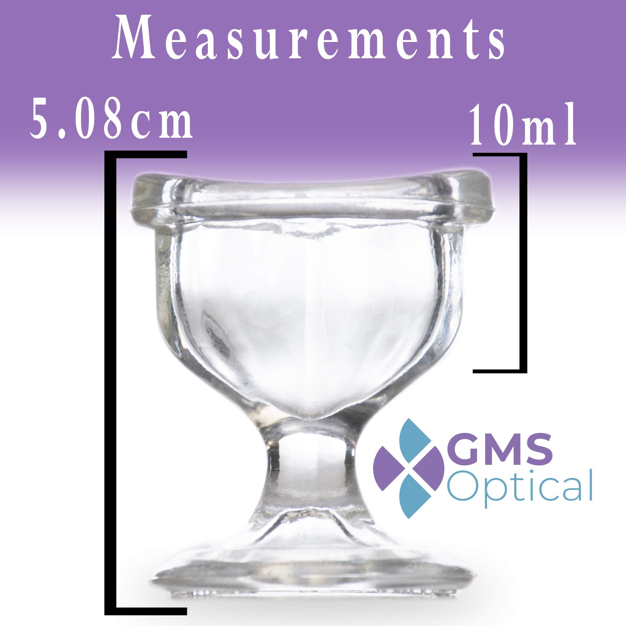 GMS Optical detalle del borde curvo que se ajusta a la órbita para mayor confort