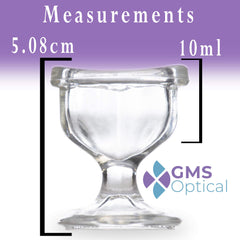 GMS Optical detalle del borde curvo que se ajusta a la órbita para mayor confort