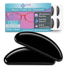GMS Optical paquete frontal mostrando 5 pares, fácil reposición