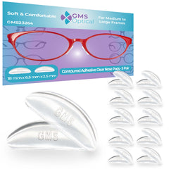 GMS Optical empaque frontal mostrando 10 pares y beneficio de repuestos
