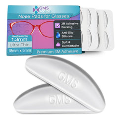 GMS Optical empaque frontal mostrando 10 pares y beneficio reemplazo cómodo