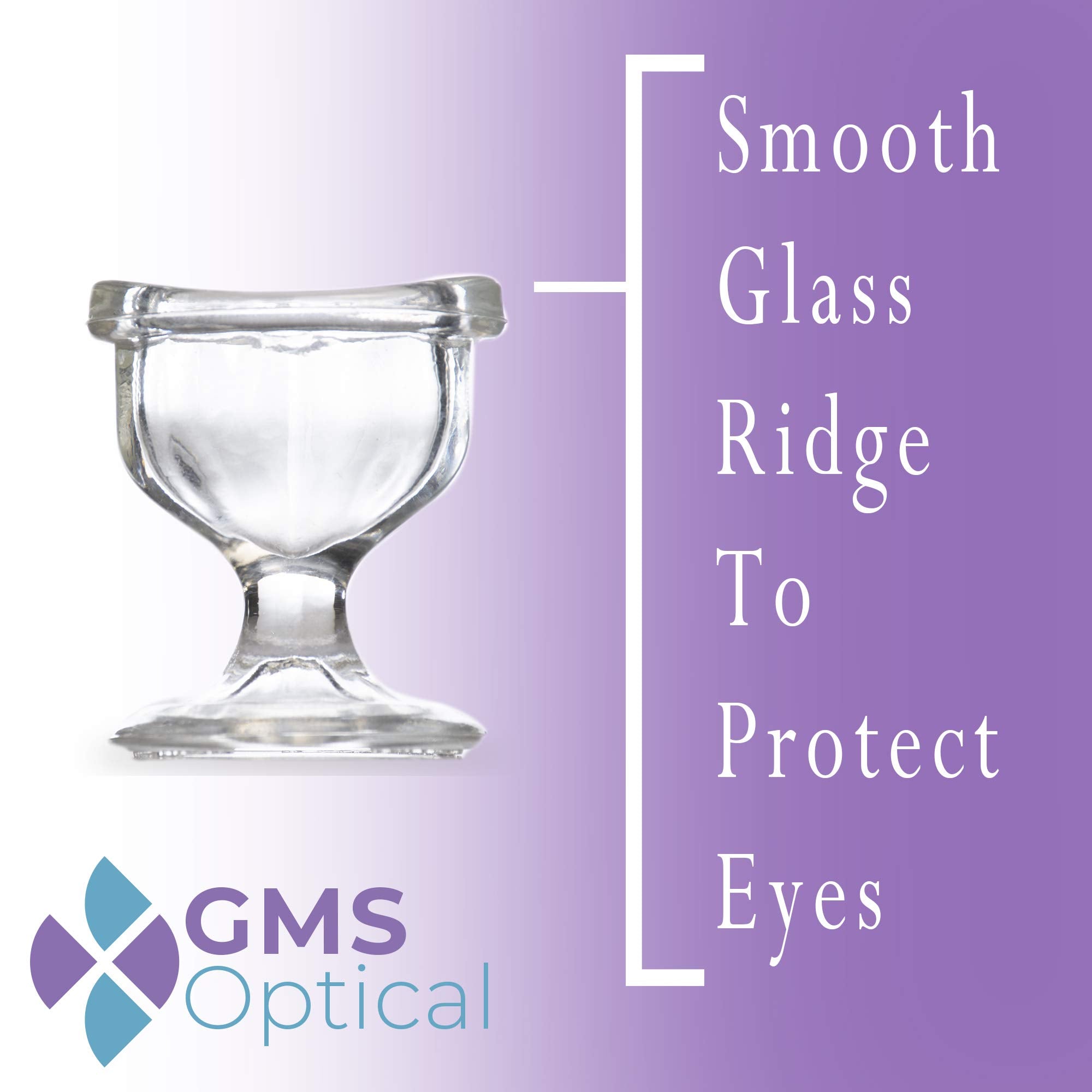 GMS Optical comparación de tamaño en mano para visualizar escala y facilidad