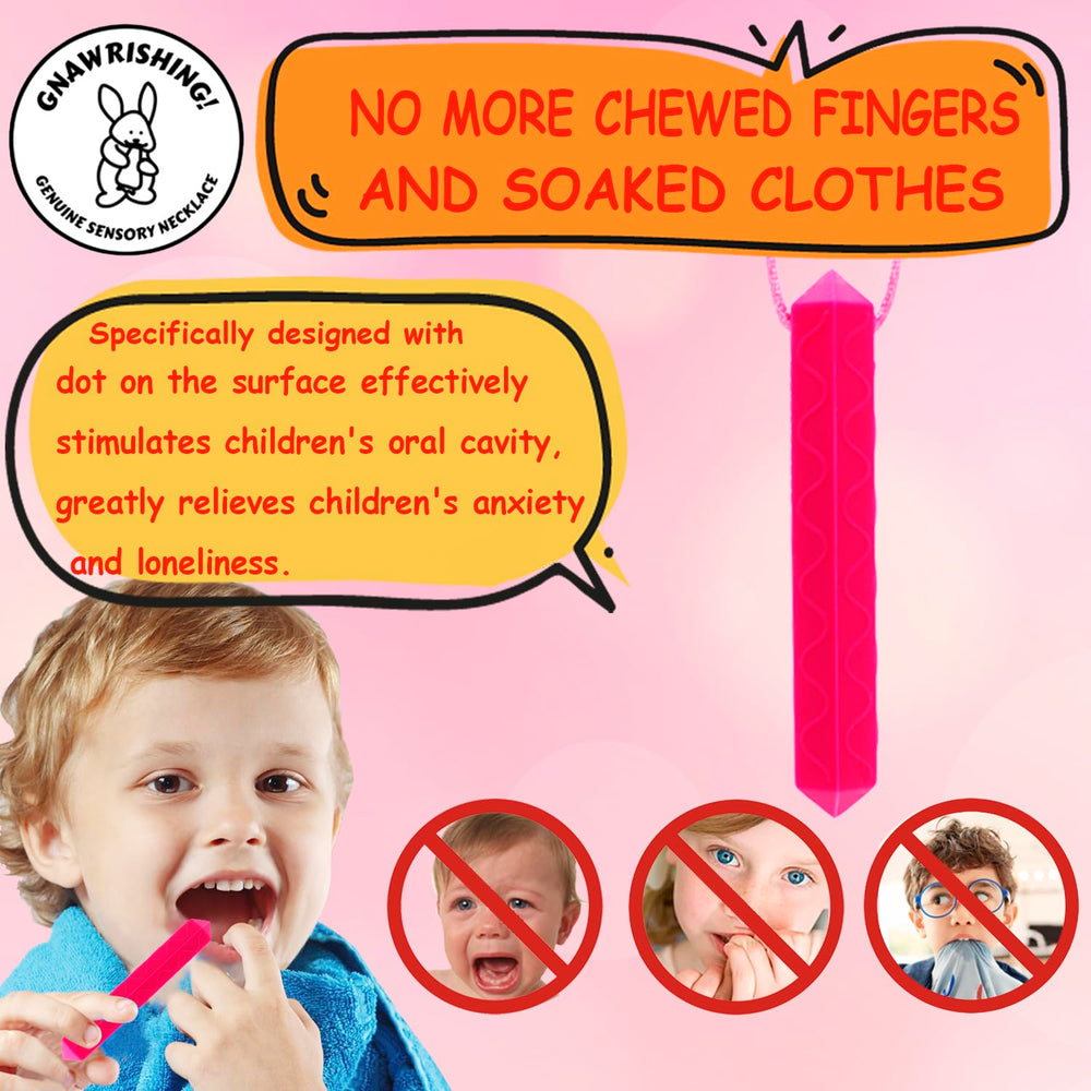 GNAWRISHING collar en mano para comparar tamaño, fácil de llevar