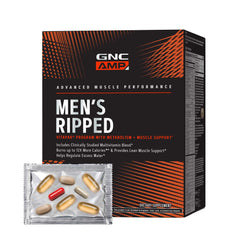 GNC AMP Men’s Ripped Vitapak cápsulas: impulso energético para entrenar