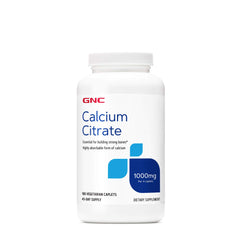 GNC envase frontal de Calcium Citrate mostrando marca y beneficio de absorción