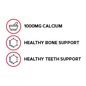 GNC cuatro caplets juntos ilustrando la dosis de 1000 mg por toma