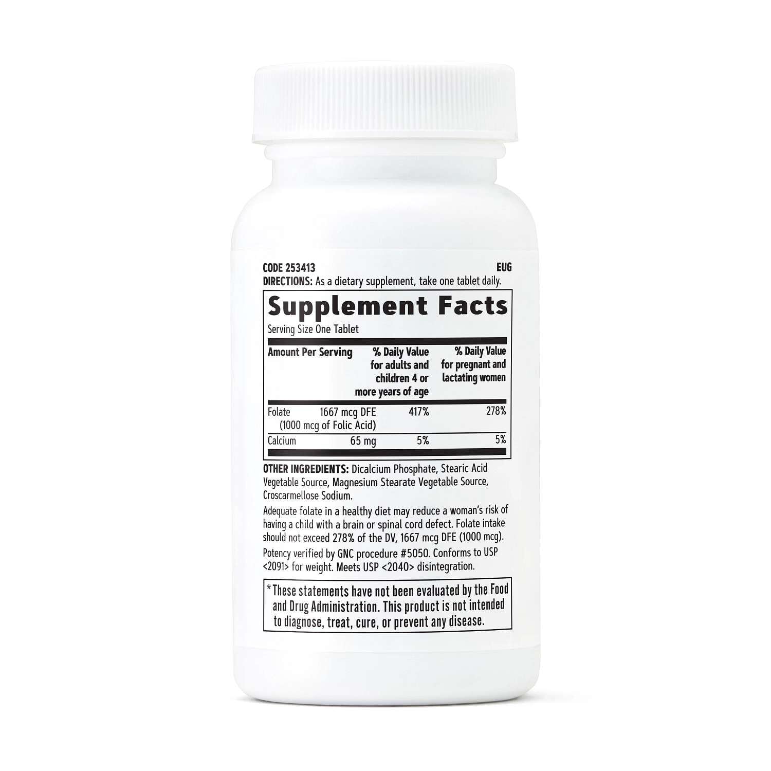 GNC primer plano de la textura de la tableta vegetariana, detalle que evidencia calidad y pureza