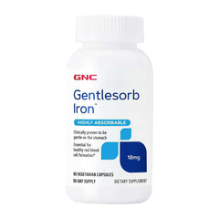 GNC Gentlesorb frontal del envase mostrando etiqueta y beneficio de absorción