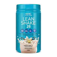 GNC envase frontal del Lean Shake 25 mostrando diseño y sabor beneficios prácticos